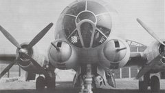 Aircraft bomber monochrome