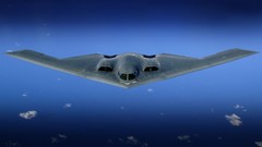 Aircraft bomber stealth bomber
