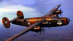 Aircraft bomber vehicles B-24