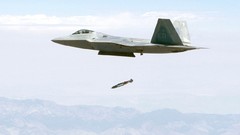 Aircraft bombs military F-22