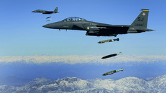 Aircraft bombs military planes