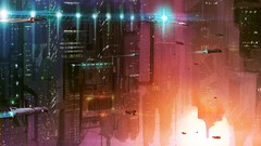 Aircraft buildings spaceships vehicles science fiction 