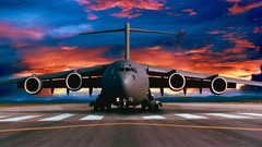 Aircraft c-17 globemaster aircraft carriers.