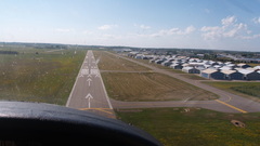 Aircraft cockpit runway planes