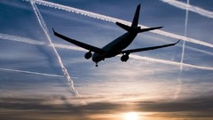 Aircraft contrails chemtrails