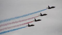 Aircraft contrails stunt flying Stunts