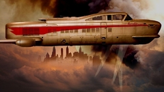 Aircraft dieselpunk retrofuture