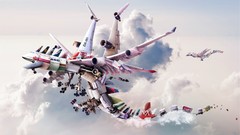 Aircraft Dragonflies renders