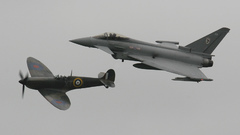 Aircraft eurofighter typhoon planes