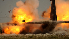 Aircraft explosions C-130 Hercules