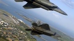 Aircraft f-15 eagle F-22 Raptor