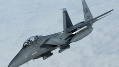 Aircraft f-15 eagle fighter jets