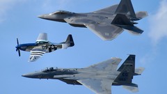 Aircraft f-15 eagle fighter jets P-51 Mustang F-22 Raptor