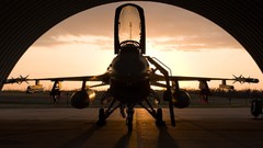 Aircraft f-16 fighting falcon