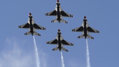 Aircraft f-16 fighting falcon Thunderbirds (squadron)