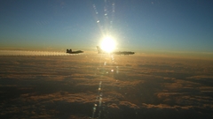 Aircraft F-22 Raptor Tu-95