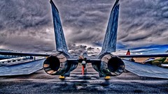 Aircraft fighter military jet HDR Photography