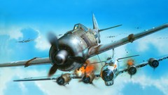 Aircraft fighters battles World War II Supermarine Spitfire