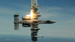 Aircraft flares A-10 Thunderbolt