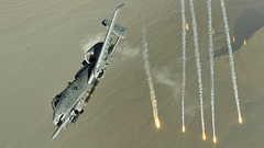 Aircraft flares A-10 Thunderbolt