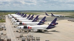 Aircraft fleet fedex cargo aircrafts bussines