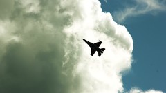 Aircraft French military air force skies f-16 fighting falcon 