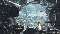 Aircraft futuristic fantasy art