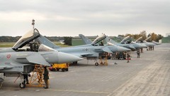 Aircraft germany fighter Europe Italy parking military airfield 