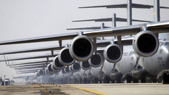 Aircraft gray vehicles c-17