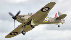 Aircraft hawker hurricane