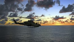 Aircraft Helicopters air cobra Viper skies