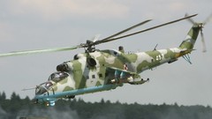 Aircraft Helicopters air skies Mi-24 Polish Army Mi-24 Hind