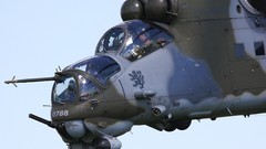 Aircraft Helicopters Mi-24 Russian Air Force