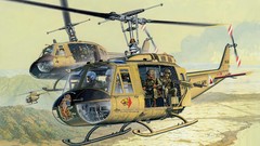 Aircraft Helicopters UH-1 Iroquois Vietnam War