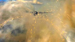 Aircraft Hercules military propeller aviation air force 