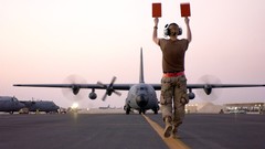 Aircraft Hercules military propeller aviation air force 