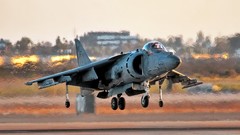 Aircraft hover AV-8B Harrier Harrier Jet