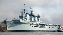 Aircraft Invincible aircraft carriers. tug boat