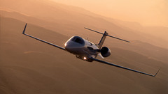Aircraft jet aircraft learjet