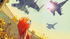 Aircraft military artistic Animals