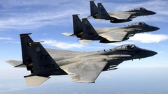 Aircraft military aviation f-15 eagle