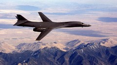 Aircraft military bomber B1 Lancer