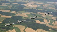 Aircraft military bomber flying Saab czech jets fighter-bomber 