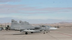 Aircraft military bomber flying Saab jets bombs fighter-bomber 