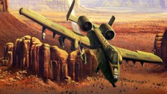 Aircraft military drawings A-10 Thunderbolt II