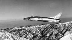 Aircraft military F-100 Super