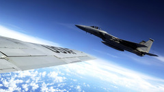 Aircraft military f-15 eagle