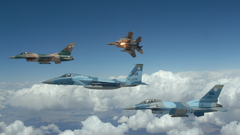 Aircraft military f-15 eagle