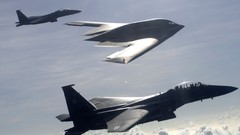Aircraft military f-15 eagle fighter jets B-2 Spirit