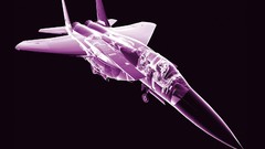 Aircraft military f-15 eagle toushi